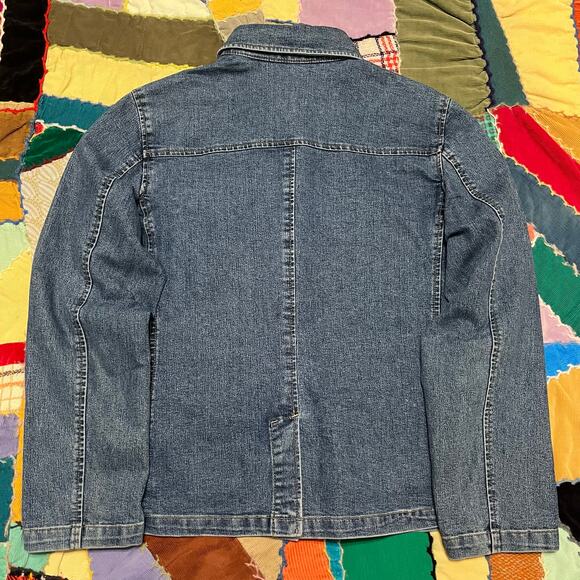 Duck Head 4 Front Pocket Flared Ended Denim Jacket Medium - Picture 2 of 7